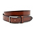 Rood/bruine cognac  pantalon riem