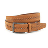 Cognac  pantalon riem