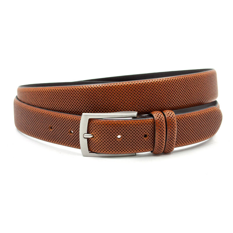 Thimbly Belts Pantalon kleurige cognac riem