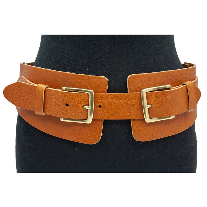 A-Zone Dames heupriem cognac