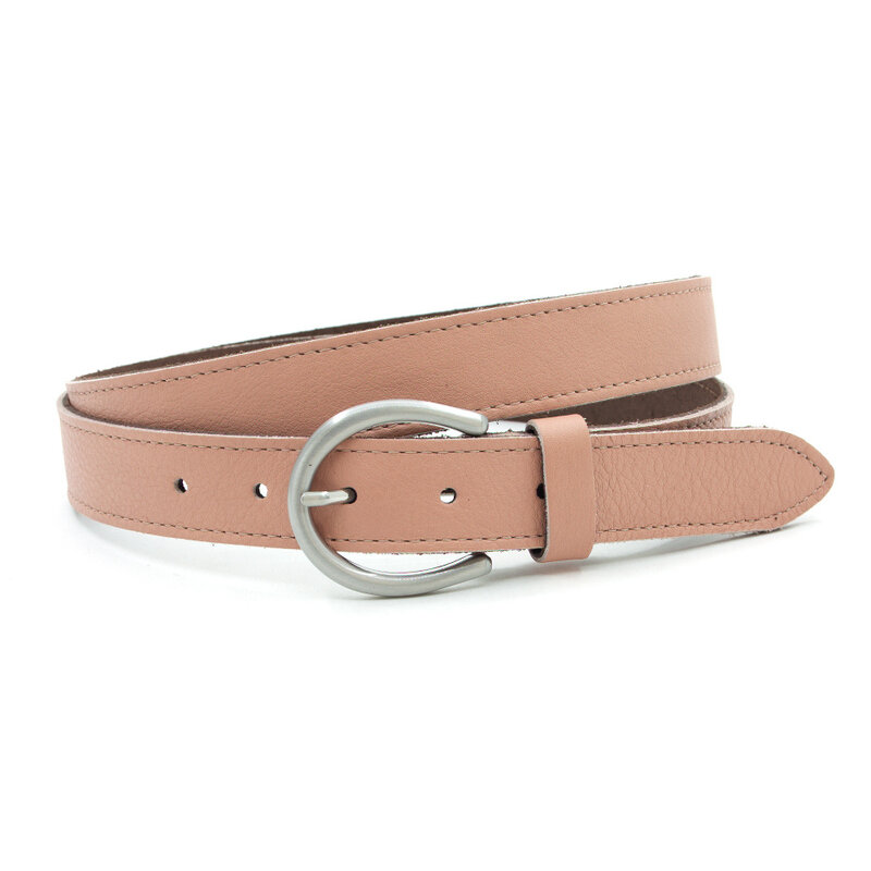 Thimbly Belts 3cm brede dames riem zalm rose