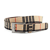 Dames riem schotse ruit beige