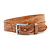 Jeans riem cognac croco