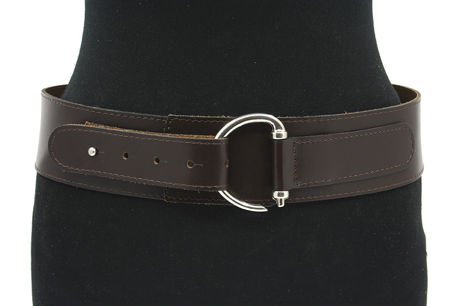 Thimbly Belts Dames afhangceintuur donker bruin