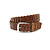 Jeans riem cognac vlecht