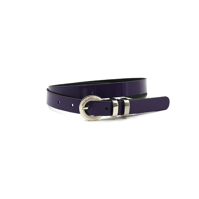 A-Zone Dames riem paars lakleer