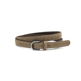 Thimbly Belts Dames riem beige hair-on
