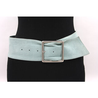 A-Zone Dames nappa taille/heupriem licht blauw