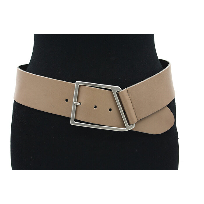 Thimbly Belts Dames brede heupriem egret