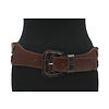 Thimbly Belts Dames afhangriem roodbruin/donkerbruin