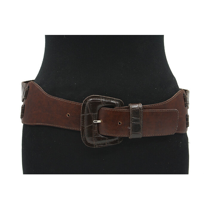 Thimbly Belts Dames afhangriem roodbruin/donkerbruin