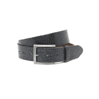 A-Zone dames riem zwart namaak reptiel print