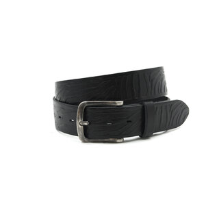 A-Zone dames riem zwart bewerkt