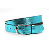 Thimbly Belts Dames riem turquoise metallic