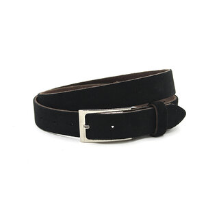 Thimbly Belts Zwarte dames riem suede