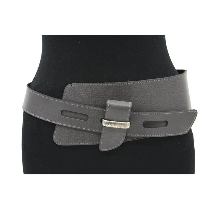 A-Zone Dames afhang ceintuur donker grijs