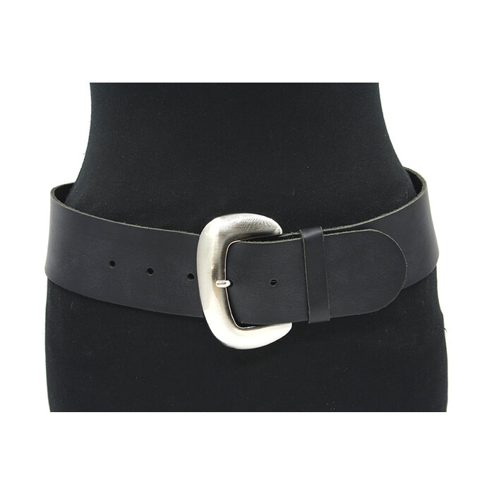 A-Zone Dames brede zwarte heupriem