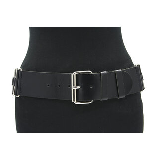 A-Zone Dames zwarte heupriem met vlechtwerk