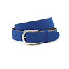 Dames hair-on riem kobalt blauw