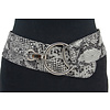 A-Zone Afhang riem zwart wit slang