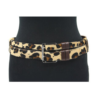 A-Zone Dames heupriem bruin luipaard