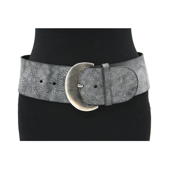 JV Belts Brede afhangriem grijs gemeleerd