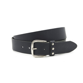 A-Zone Dames riem zwart met studs