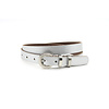 Dames riem mat zilver