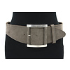 A-Zone Dames afhangriem taupe suede