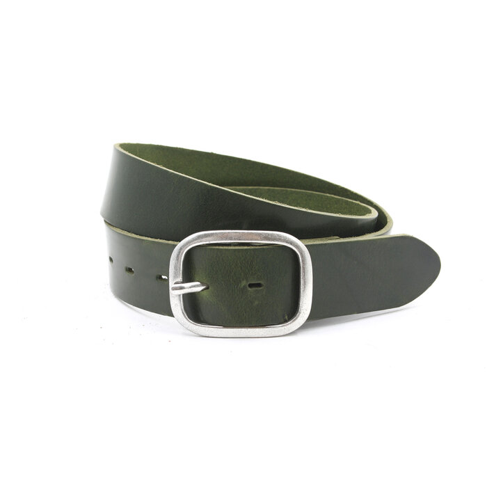 A-Zone Handgemaakt leren tasje groen