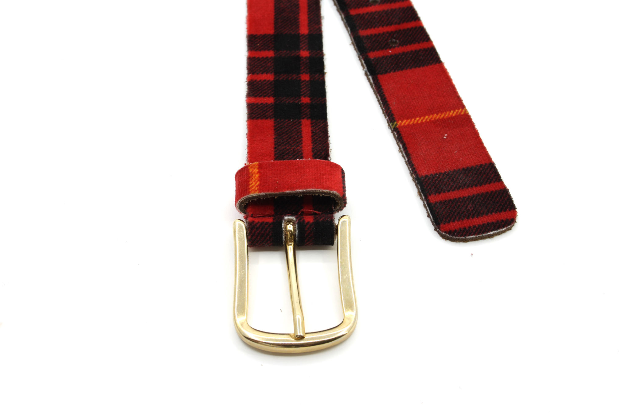 A-Zone Handgemaakt leren tasje met ruit motief