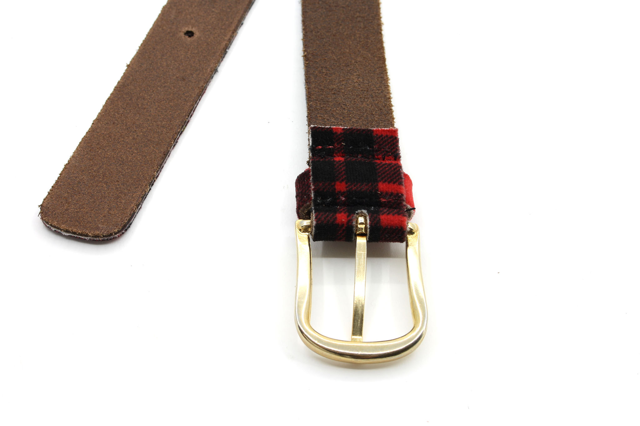 A-Zone Handgemaakt leren tasje met ruit motief