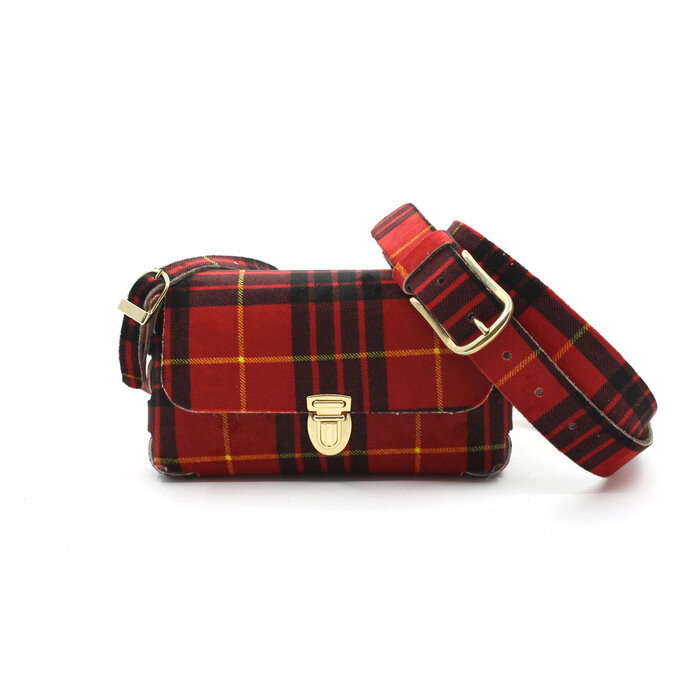 A-Zone Dames riem ruit motief