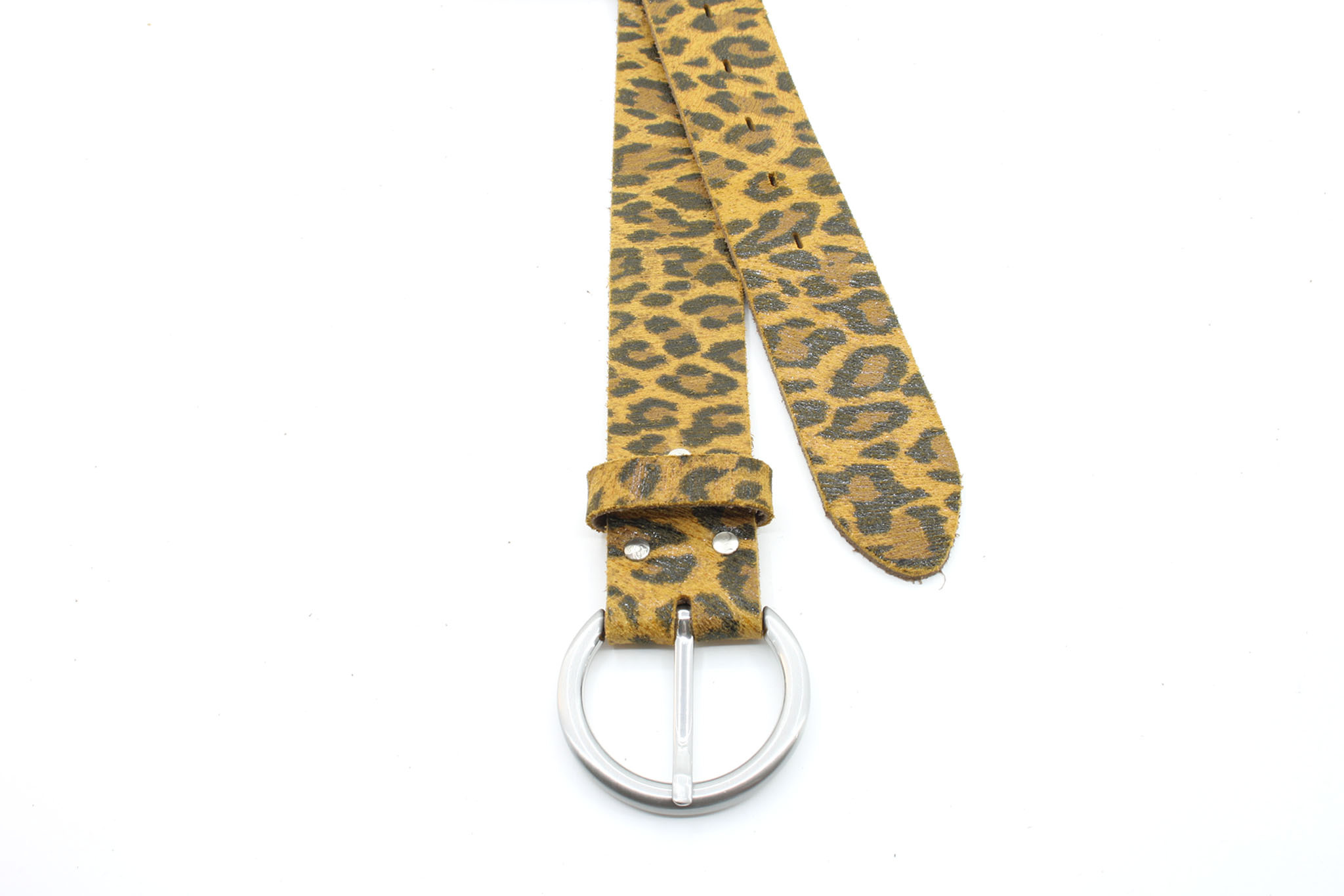 A-Zone Dames riem met luipaard print