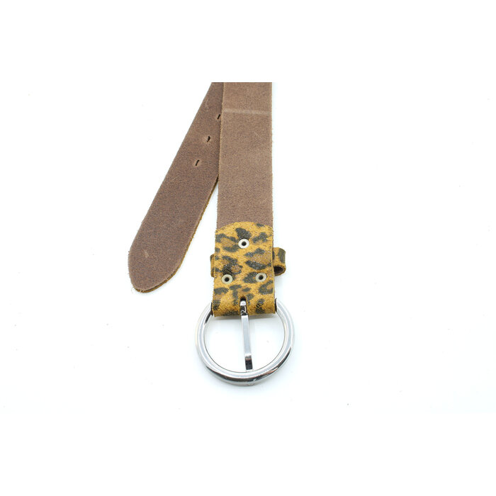 A-Zone Dames riem met luipaard print