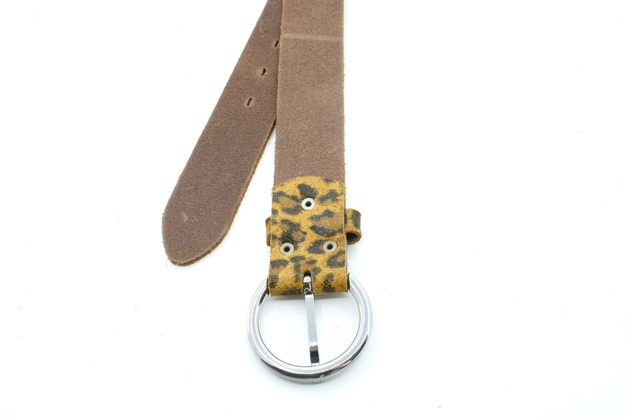 A-Zone Dames riem met luipaard print