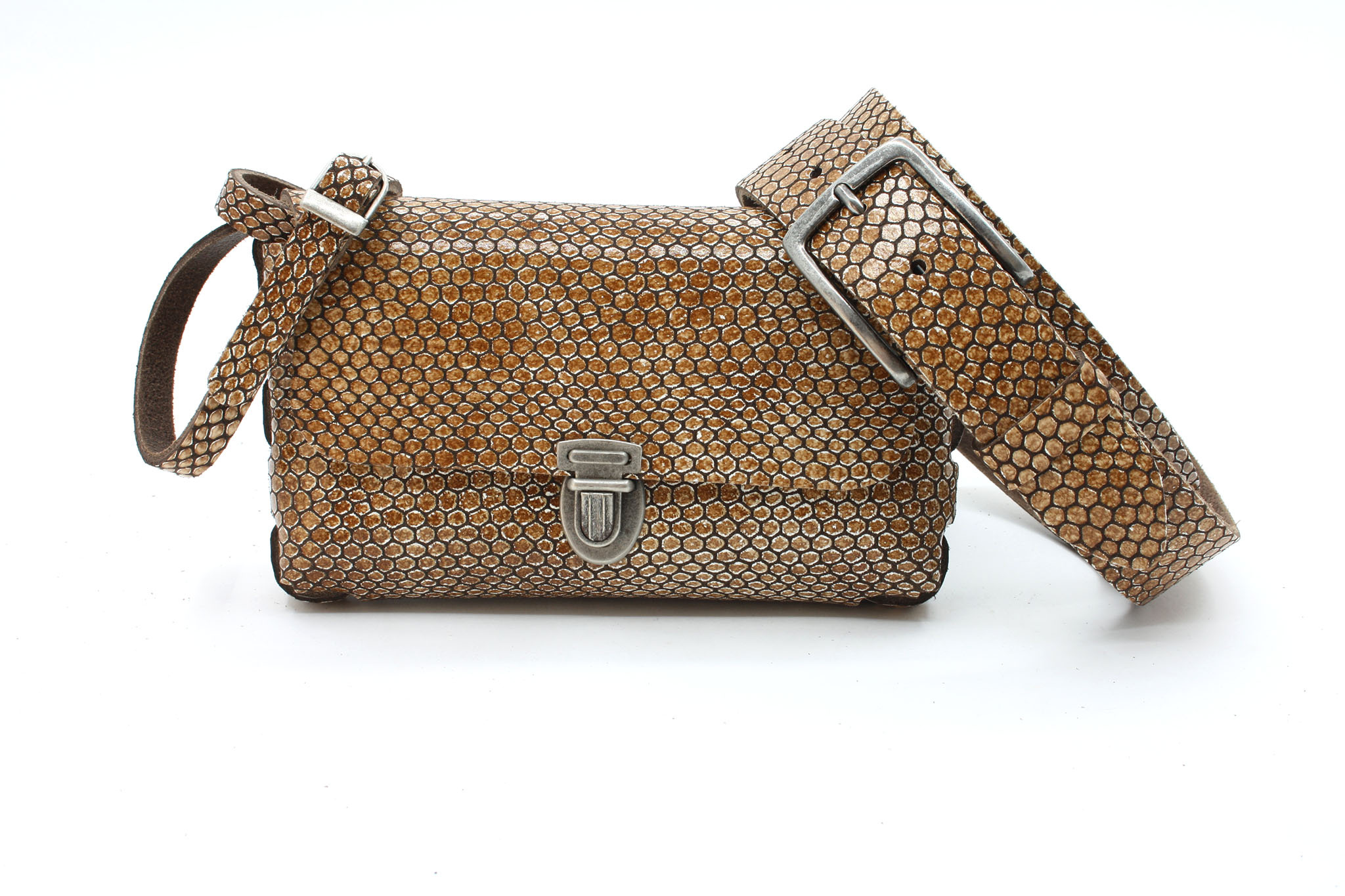 A-Zone Dames riem met fantasie print