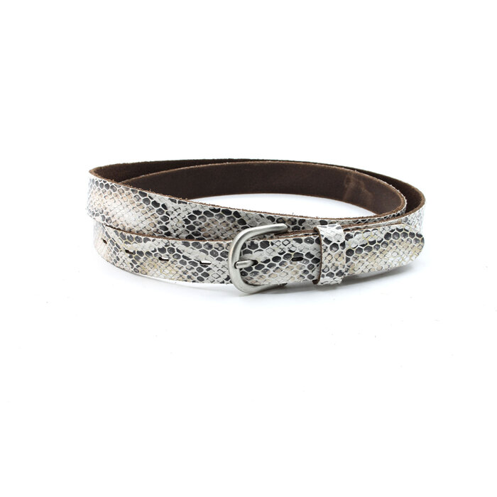 A-Zone Handgemaakt leren tasje croco print