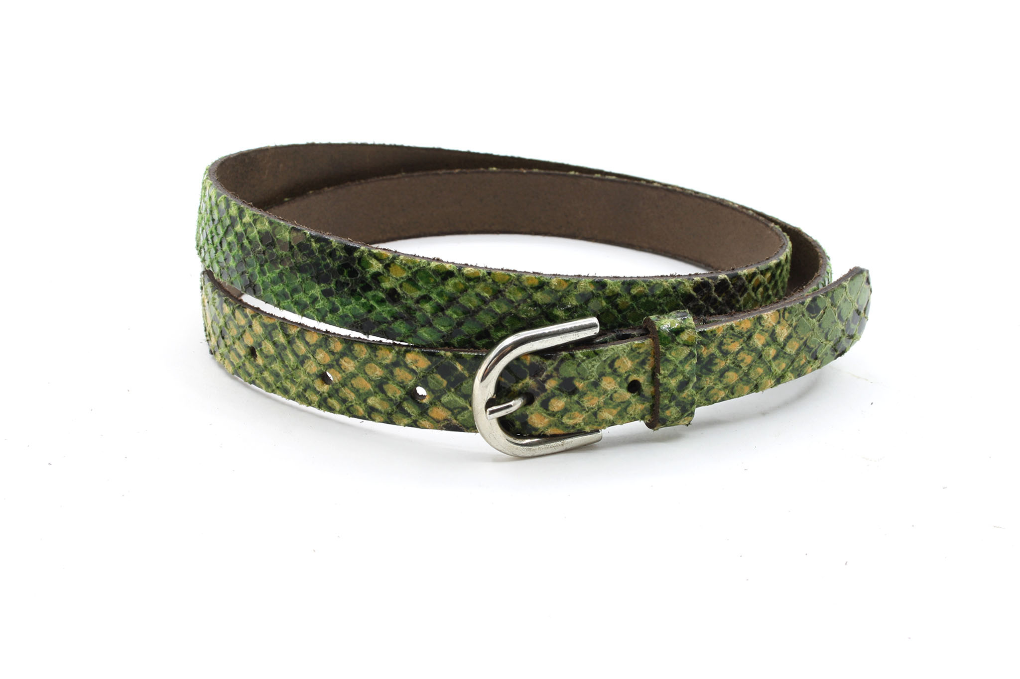 A-Zone Handgemaakt leren tasje croco print