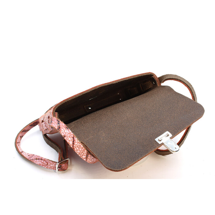 A-Zone Handgemaakt leren tasje fantasie print