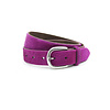 A-Zone Dames riem hair-on purper