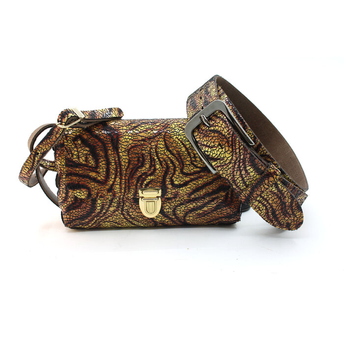 A-Zone Dames riem met fantasie print