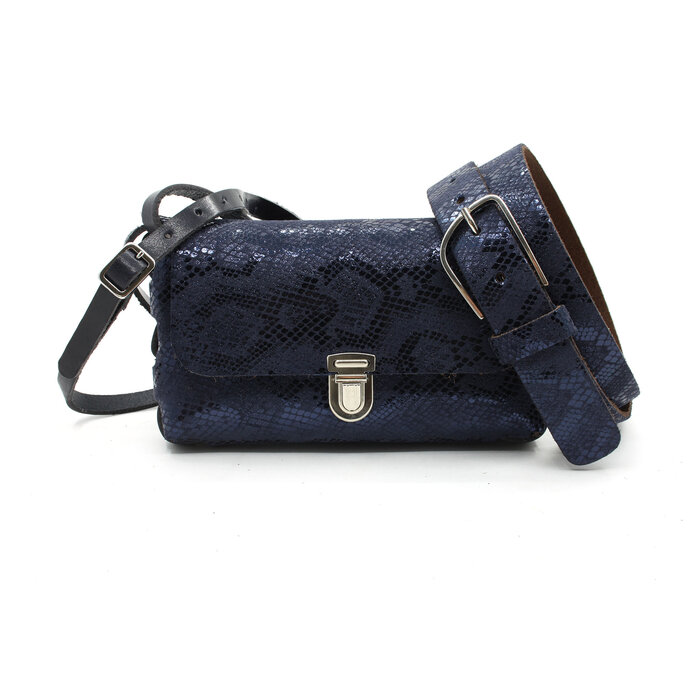 A-Zone Dames riem met reptiel print