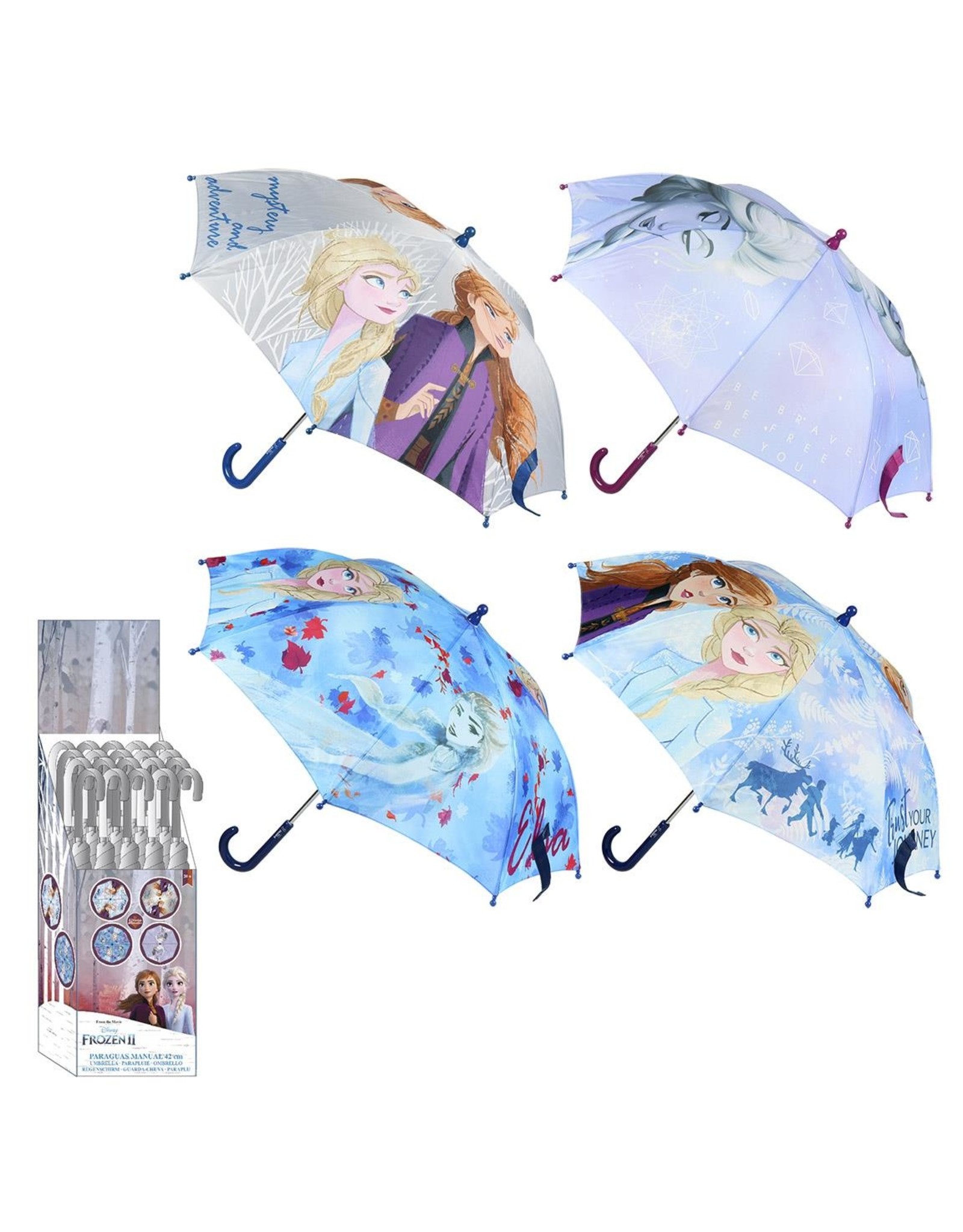 Disney Disney - Frozen 2 - Paraplu - Paars - 42cm