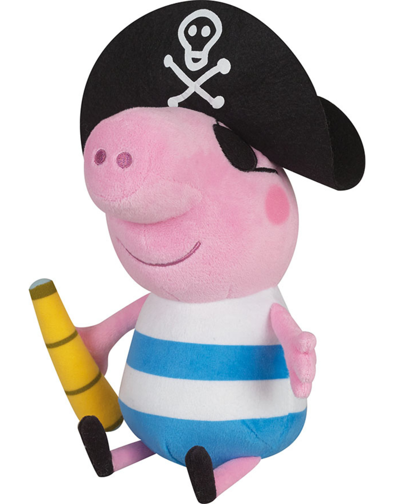 einde Oproepen Stap Peppa Pig - Piraat knuffel - Hoogte 30cm - Merchandise4All