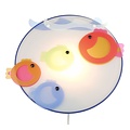 Niermann Stand By Niermann Wandlamp kleine visjes - Wandlamp - 1 licht - Wit, multi color