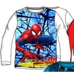 Spiderman sweater blauw wit