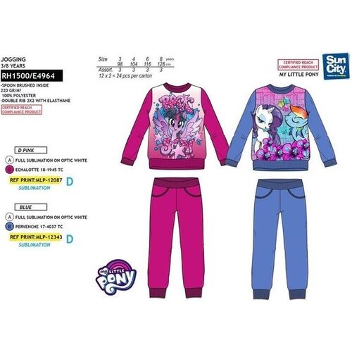 My Little Pony joggingpak roze