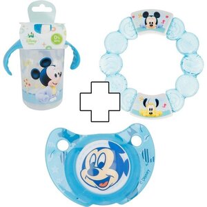 Disney - Mickey Mouse - Schnuller - Beißring - Trainingstasse