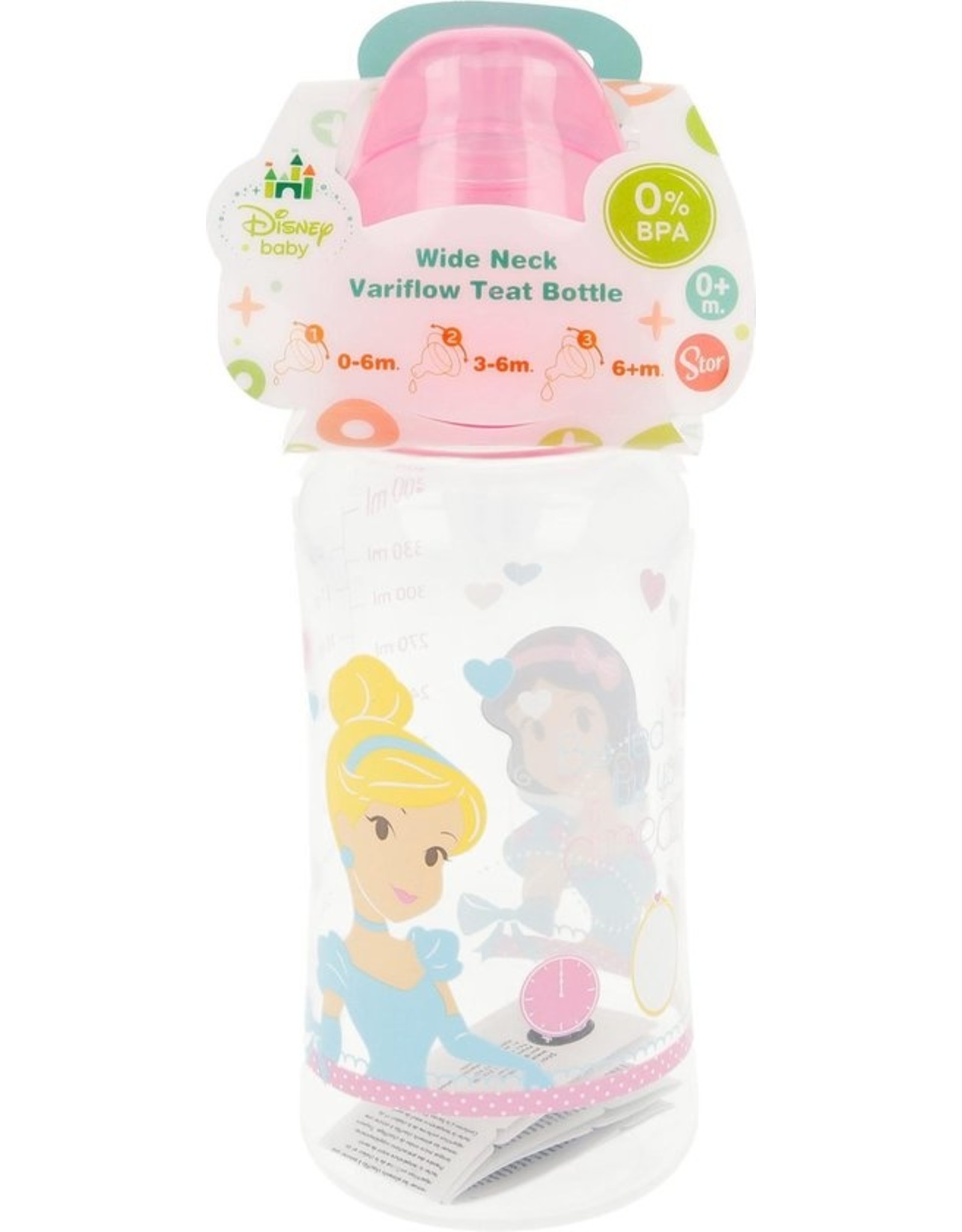 Little Princess - Prinsessen zuigfles - babyfles - 0% BPA - 355ML